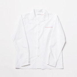 [유룩나이스투데이]YOU LOOK NICE TODAY_ 오픈카라 셔츠  오프 화이트 Open collor shirts -Off white
