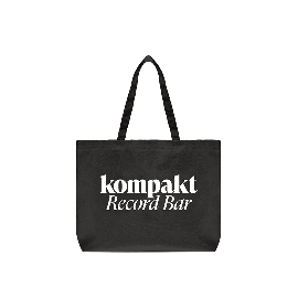 [컴팩트 레코드 바]KOMPAKT RECORD BAR_KRB Logo Tote bag -  Black