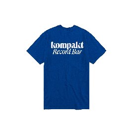 [컴팩트 레코드 바]KOMPAKT RECORD BAR_KRB Logo T-shirts - Blue/White