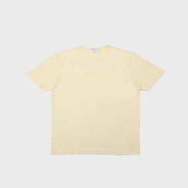 [선스펠 ]Sunspel_클래식 숏 슬리브 크루넥 티셔츠_ Classic Short Sleeve Classic Crewneck T-Shirts - Pale Lemon