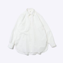 [캡틴선샤인]KAPTAIN SUNSHINE_레귤러 칼라셔츠 Regular Collar Shirt WHITE SOLID