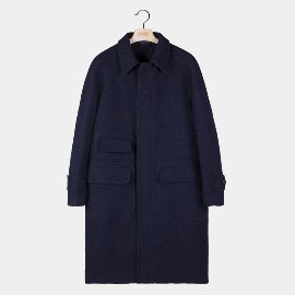 [드레익스] Drake&#039;s_Navy Wool Raglan Coat