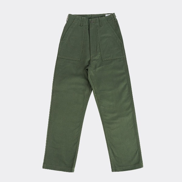 [오어슬로우] ORSLOW_ WOMENS HIGH WAIST FATIGUE PANTS Green (FOR WOMENS)