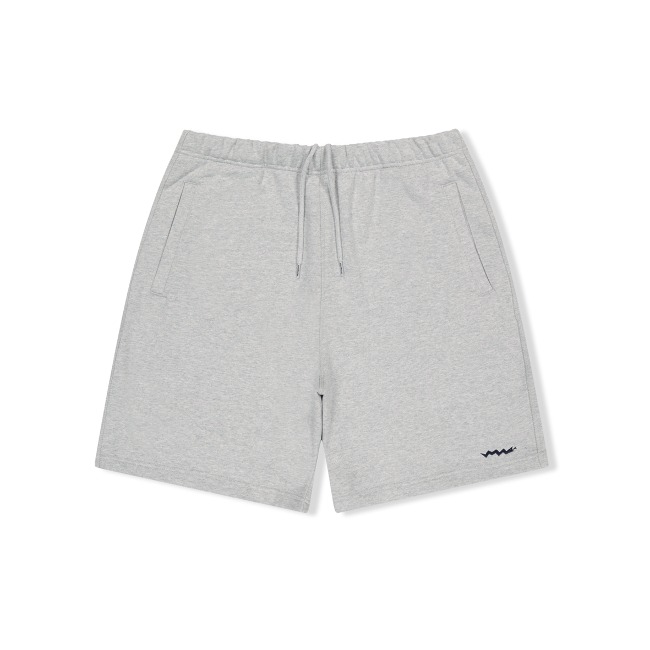 [예스아이씨] yeseyesee_SN Logo Sweat Shorts Grey