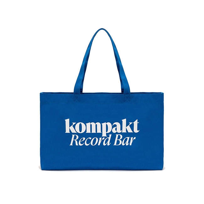 [컴팩트 레코드 바]KOMPAKT RECORD BAR_KRB Logo Tote Bag - Blue