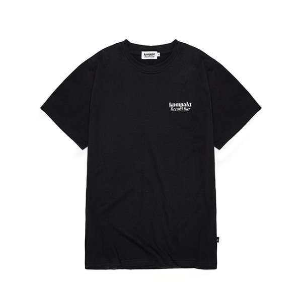 [컴팩트 레코드 바]KOMPAKT RECORD BAR_KRB Logo T-shirts - Black