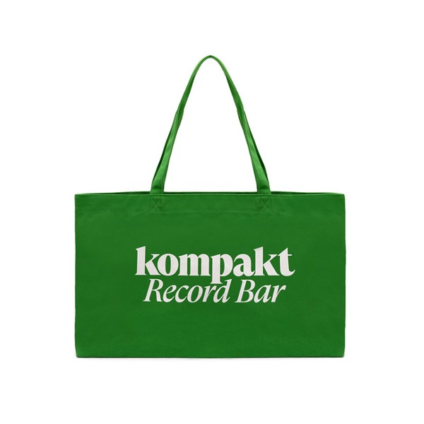 [컴팩트 레코드 바]KOMPAKT RECORD BAR_KRB Logo Tote Bag - Green