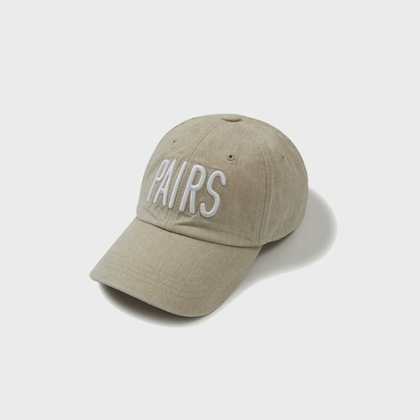 [페얼스]PAIRS_PAIRS LOGO CAP BEIGE
