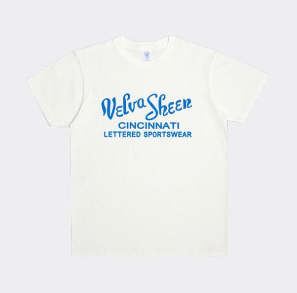 [벨바쉰]VELVA SHEEN_로고 티셔츠_LOGO T-SHIRTS WHITE