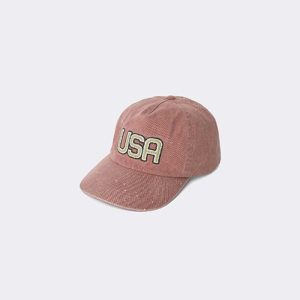 [카키스]KHAKIS_USA TRUCKER CAP RED