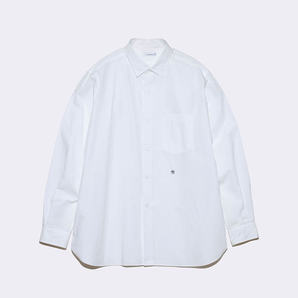 [나나미카 ] NANAMICA _Regular Collar Wind Shirt OFF WHITE   [4월말 입고예정]