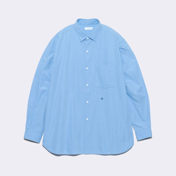 [나나미카 ] NANAMICA _Regular Collar Wind Shirt SAX